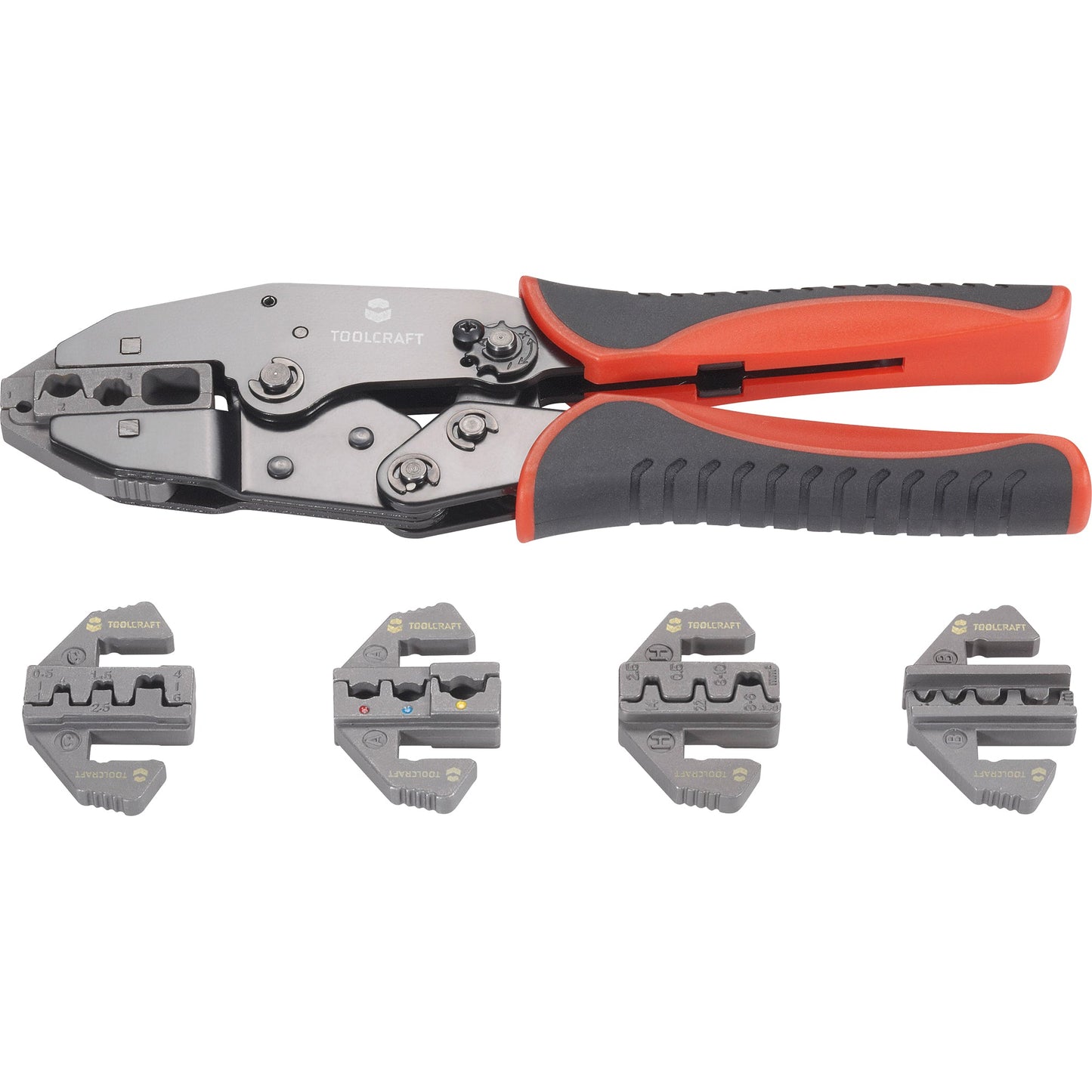 TOOLCRAFT Crimpzangen-Set 6 Teile 225mm 5 Einsätze