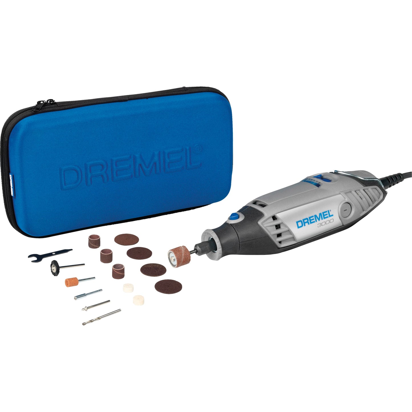 DREMEL Multifunktionswerkzeug 3000-15 15 Teile Netzbetrieb Spannzangen