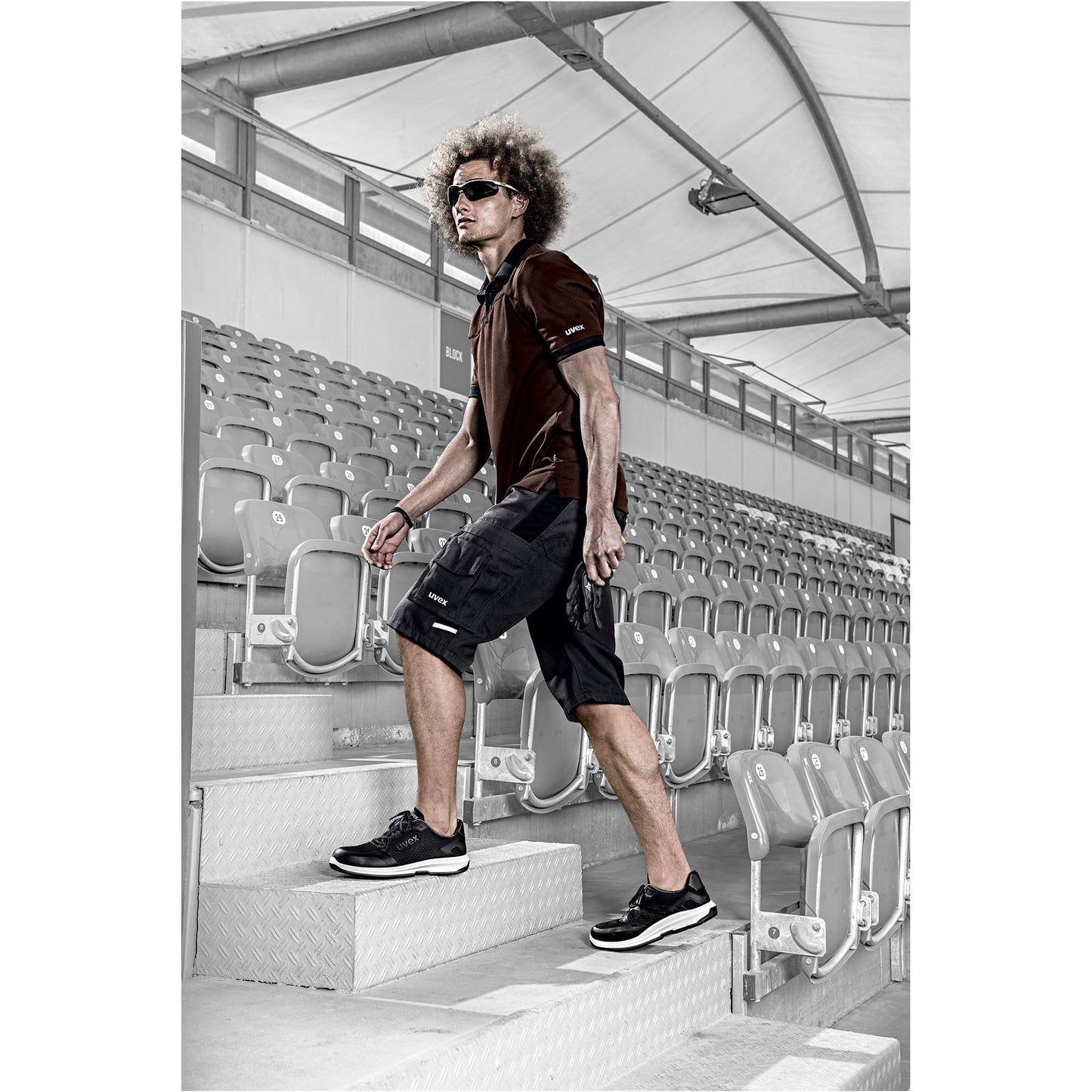 uvex Sicherheitsschuhe uvex 1 sport 45 S1 Textil schwarz