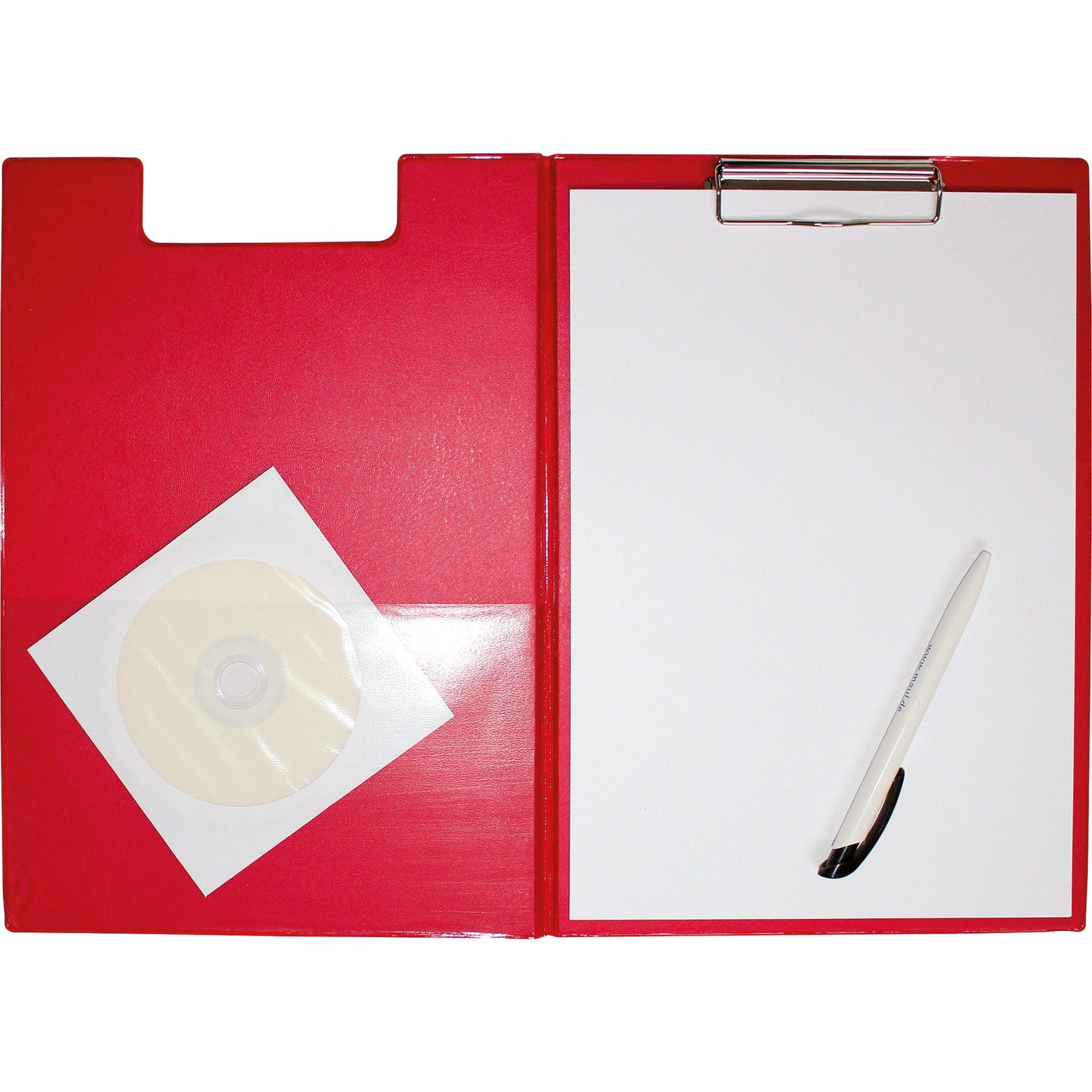 MAUL Klemmbrettmappe 23 x 32 cm (B x H) Karton Material außen: Folie rot