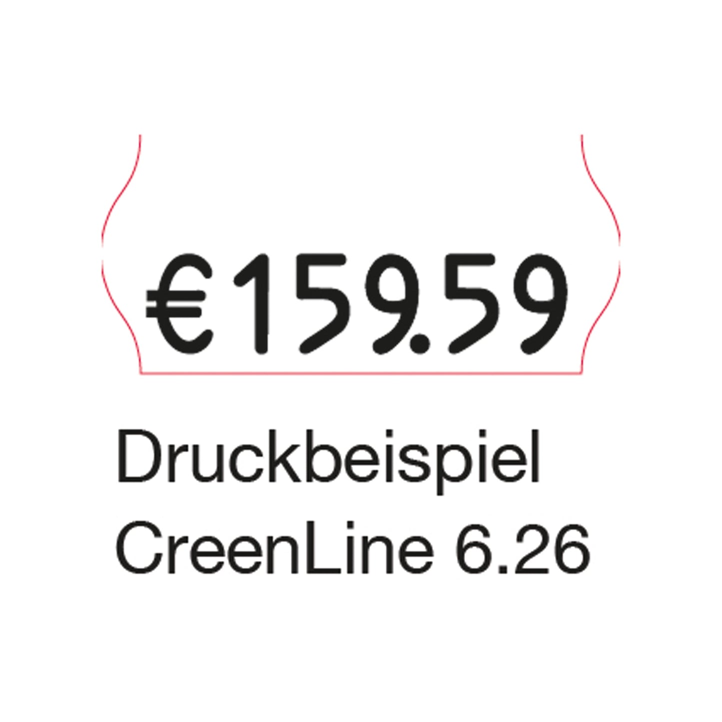 CreenLine Preisauszeichnungsgerät CL 6.26 1 Druckzeile 6 Zeichen/Zeile Kunststoff anthrazit