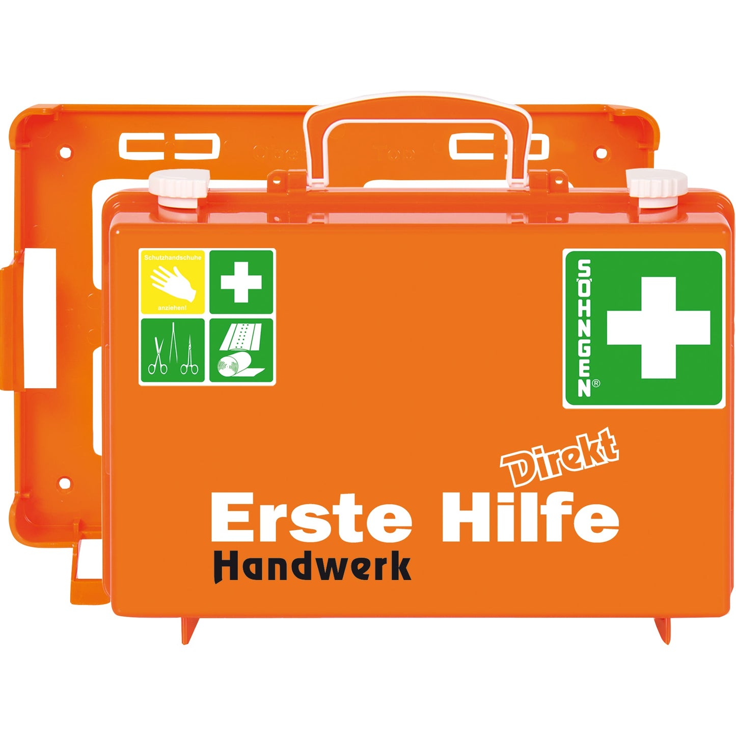 SÖHNGEN® Erste Hilfe Koffer DIREKT ca. 31 x 21 x 13 cm (B x H x T) DIN 13157 orange