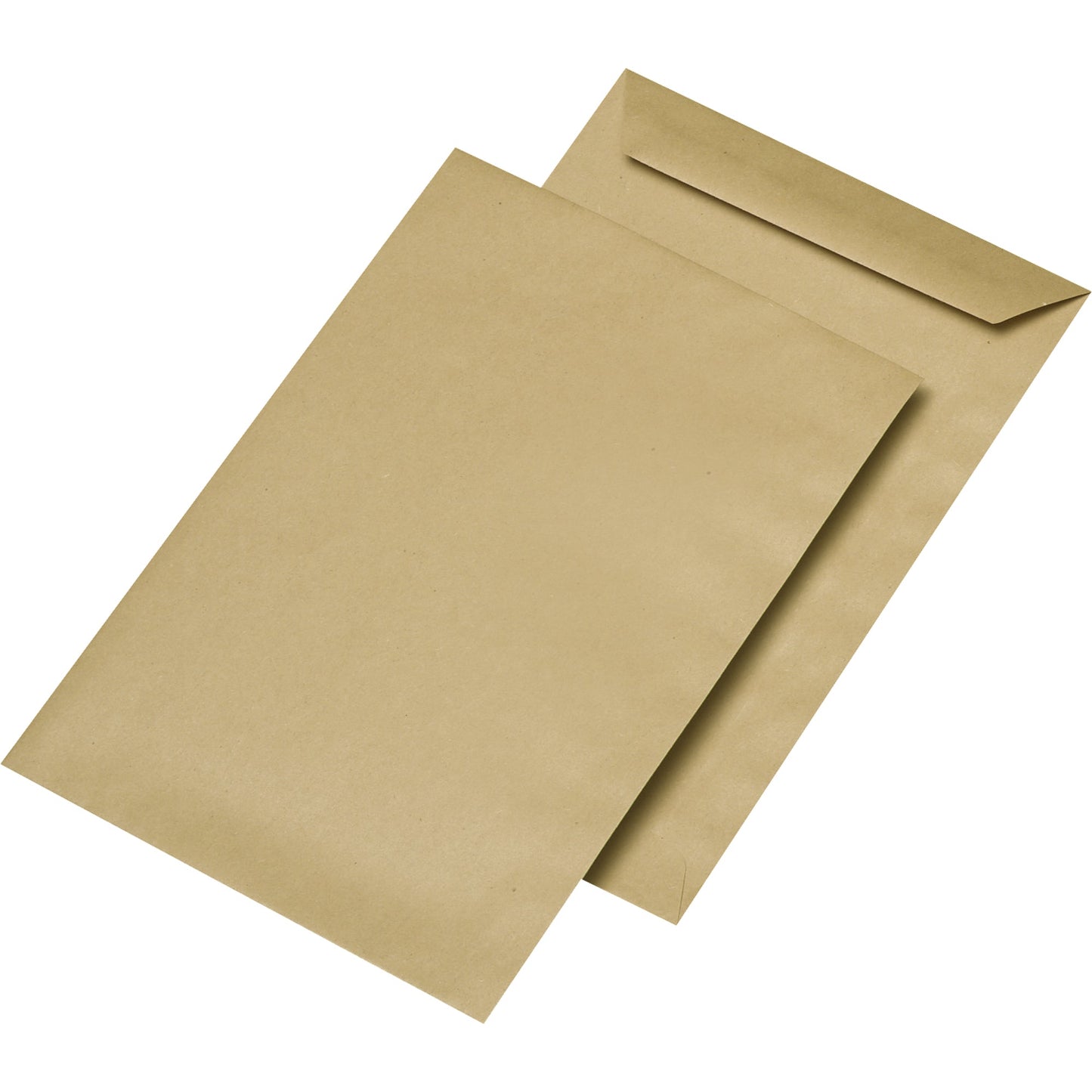 MAILmedia Versandtasche DIN C5 162 x 229 mm (B x H) mit gummierter Klappe ohne Fenster 90g/m² ohne Fadenverstärkung braun 500 St./Pack.