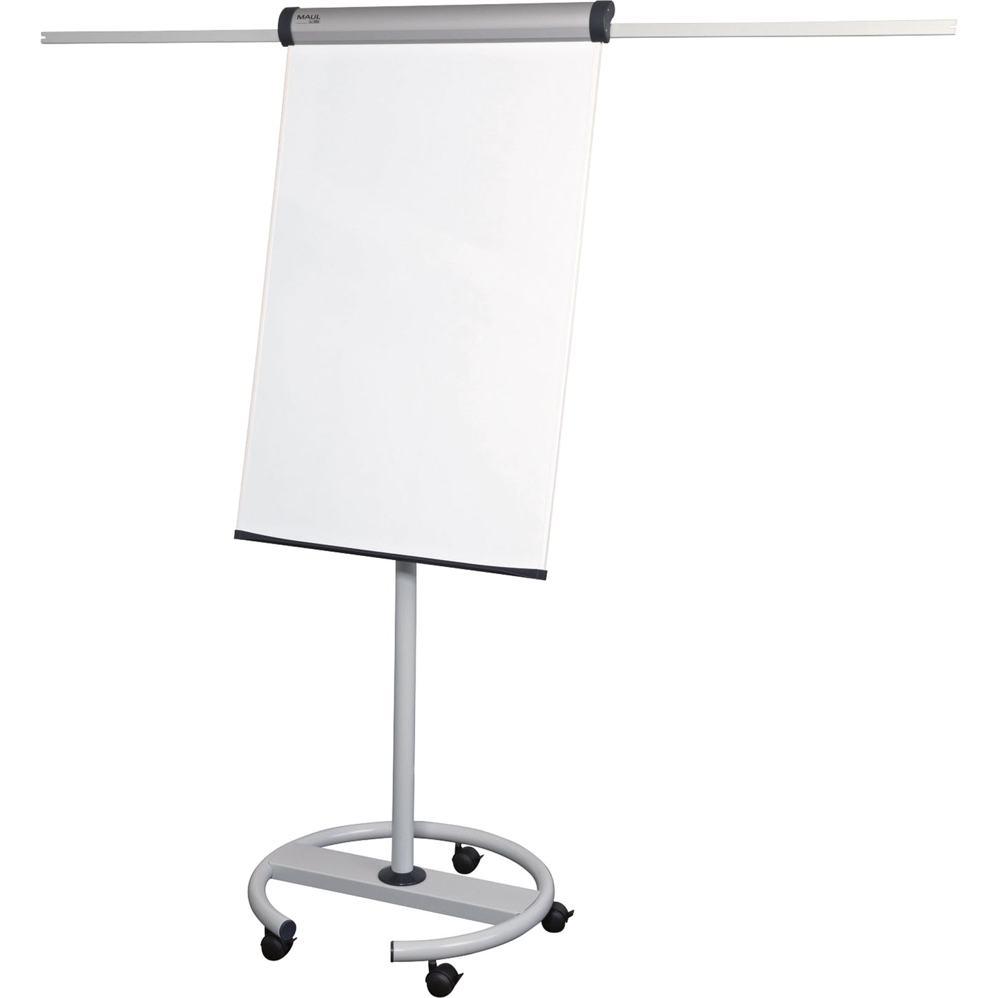 MAUL Mobiles Flipchart MAULsolid mit Ablageschale Stahl silber