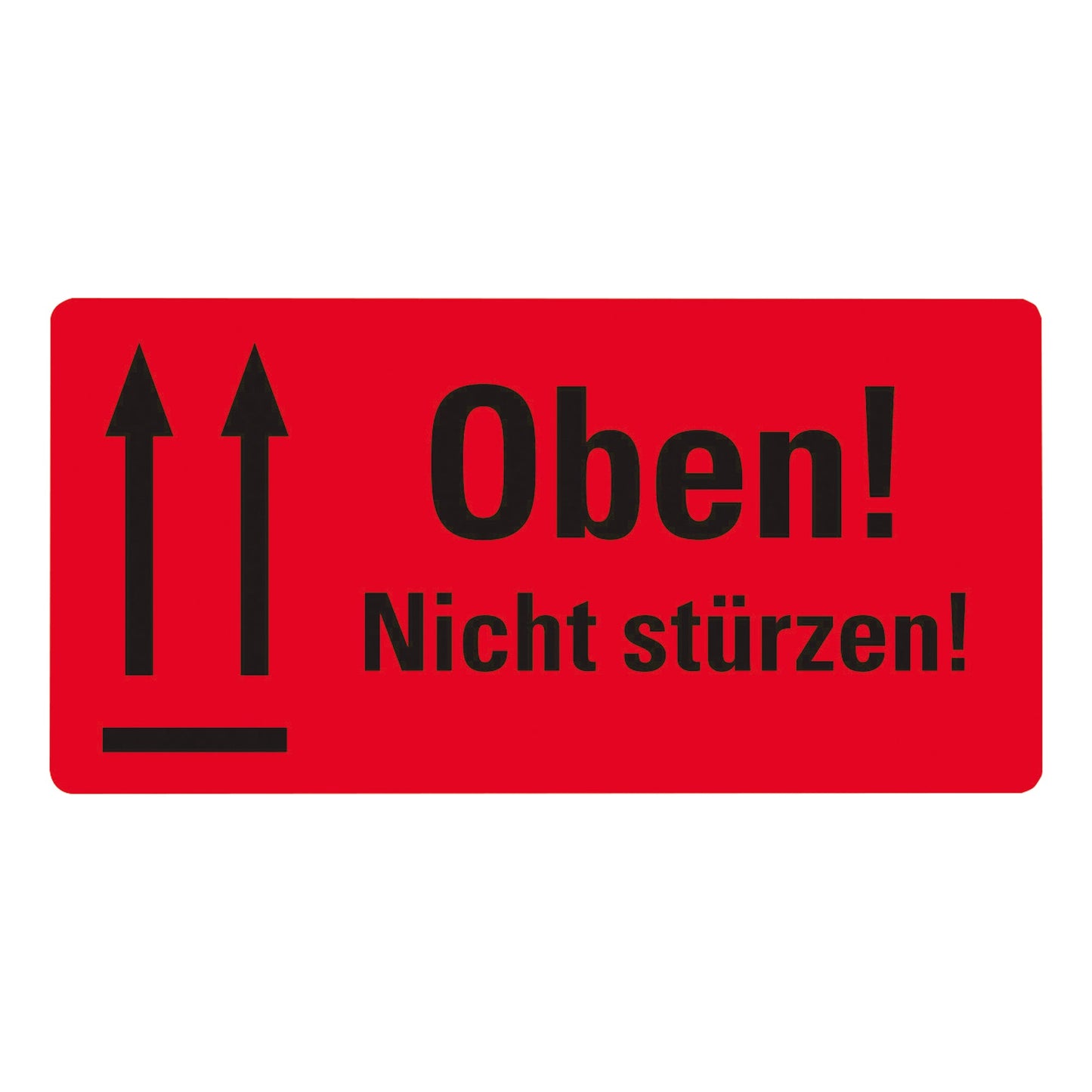 Avery Zweckform Hinweisetikett 100 x 50 mm (B x H) Papier neonrot 200 Etik./Pack.