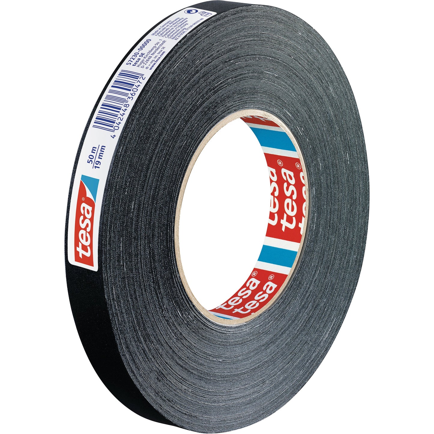 tesa® Gewebeband extra Power® Perfect Innenbereich, Außenbereich 19 mm x 50 m (B x L) schwarz