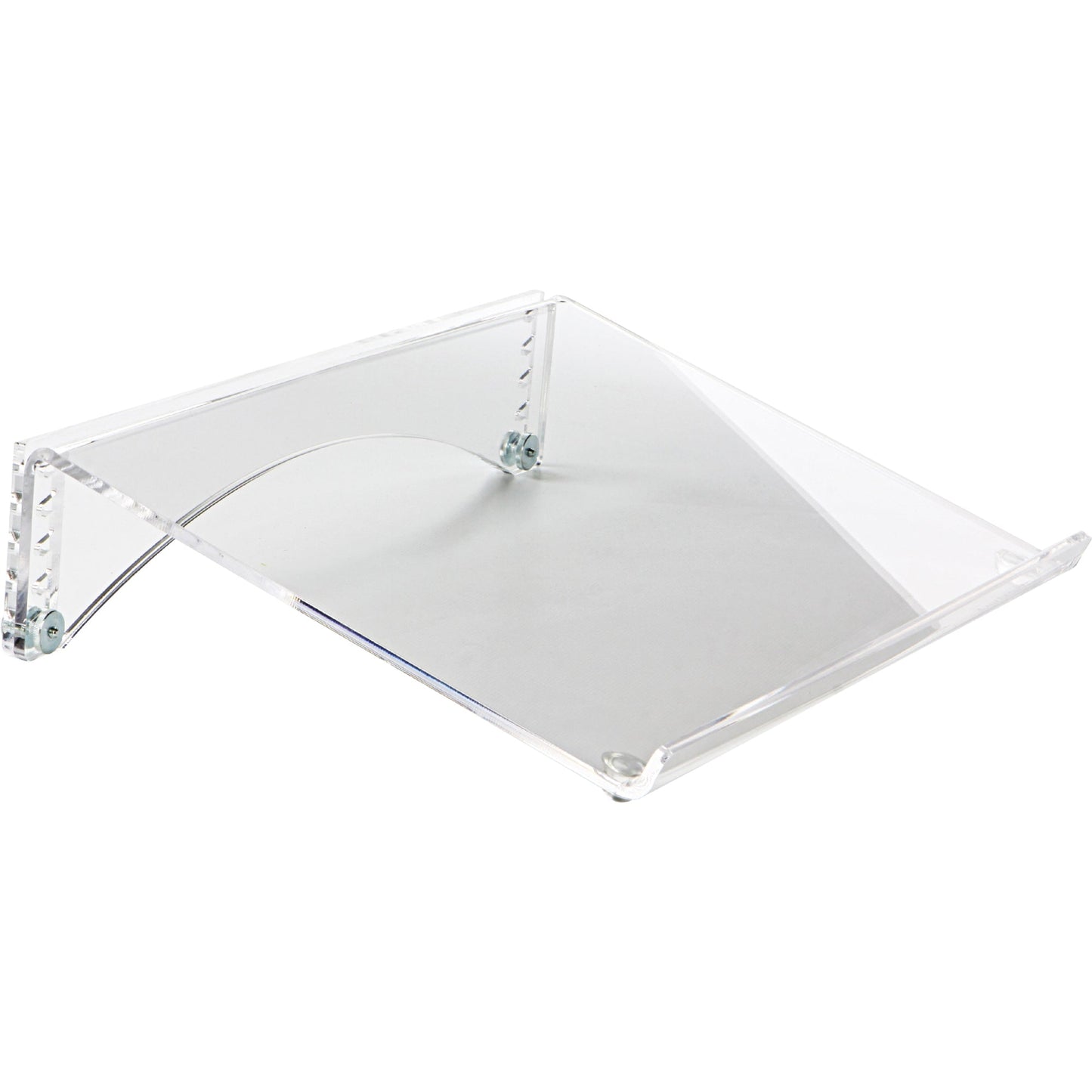 BakkerElkhuizen Konzepthalter FlexDoc Cristal Clear höhenverstellbar mit Neigungsverstellung ohne verstellbaren Zeilenzeiger Acrylglas transparent
