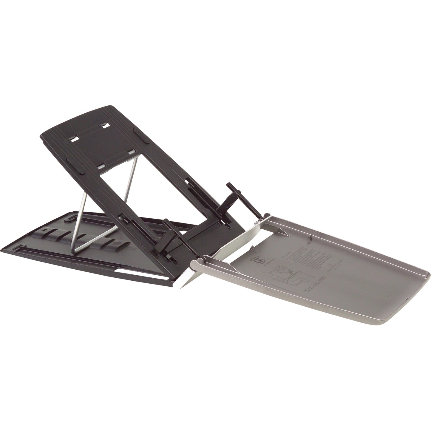 BakkerElkhuizen Notebookständer Ergo-Q 330 höhenverstellbar ABS Kunststoff silber/schwarz