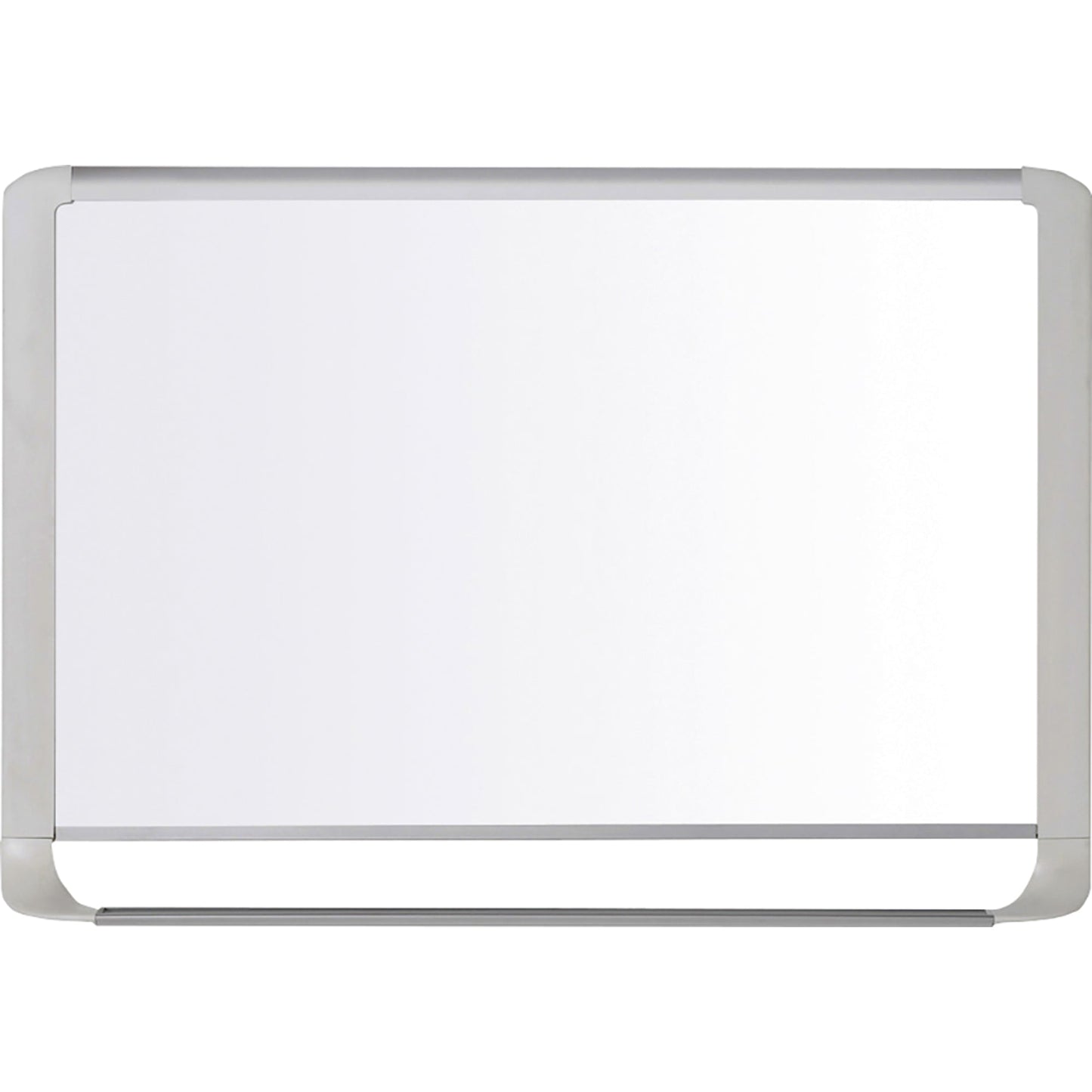 Bi-office Whiteboard Shiny Grey Maße der Oberfläche: 120 x 90 cm (B x H) Tafel magnethaftend nicht beidseitig beschreibbar Stahl emailliert weiß