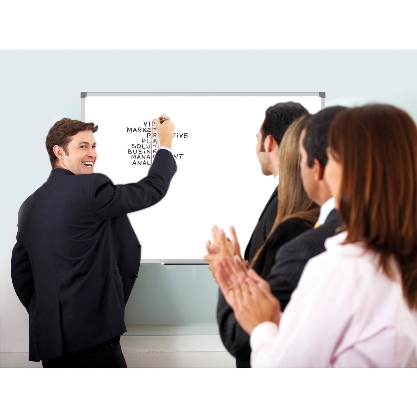 Bi-office Whiteboard Scala Maße der Oberfläche: 180 x 120 cm (B x H) Tafel magnethaftend nicht beidseitig beschreibbar Keramik emailliert weiß