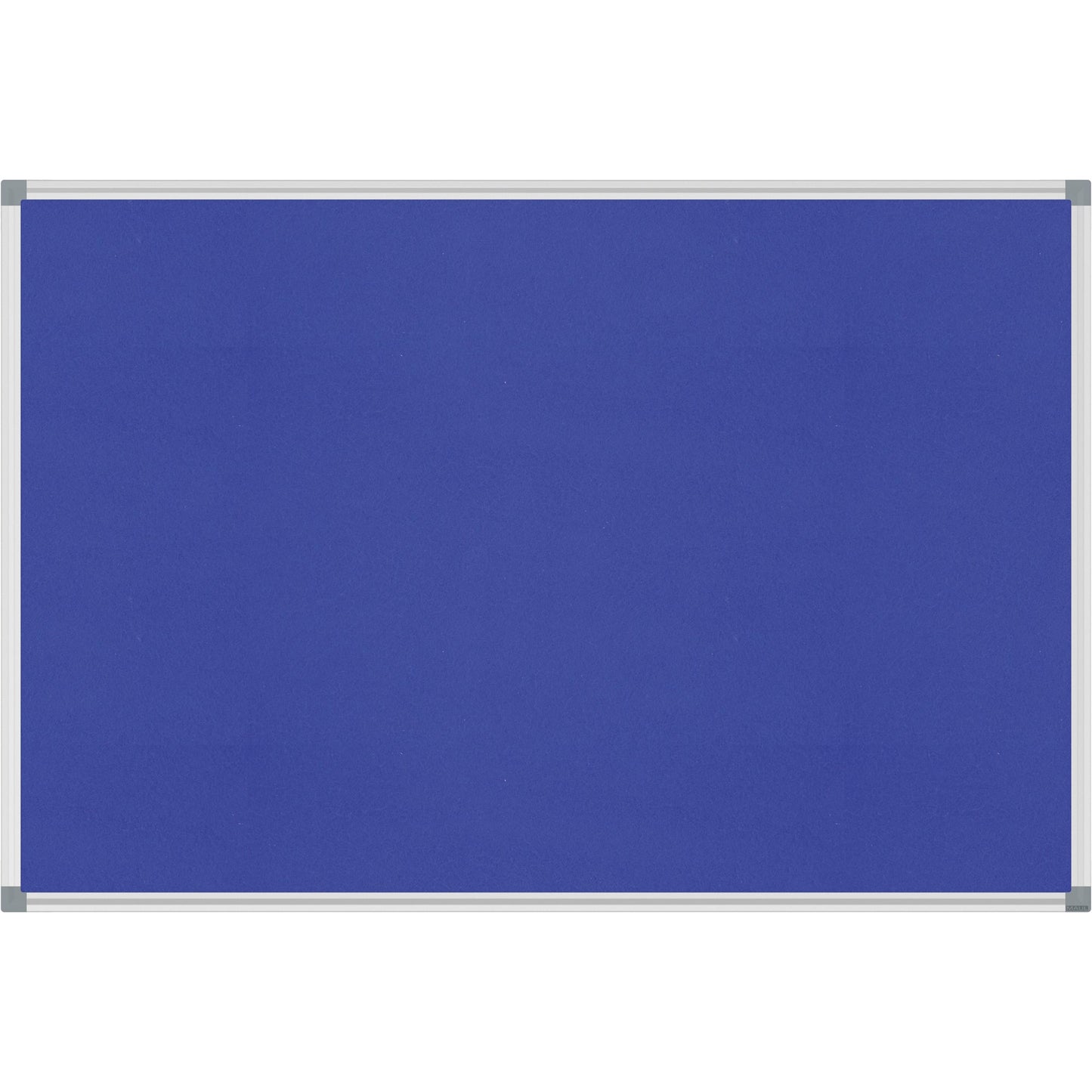 MAUL Pinnwand MAULstandard 120 x 90 cm (B x H) Maße der Oberfläche: 116,7 x 86,7 cm (B x H) Filz Material des Rahmens: Aluminium/Kunststoff blau