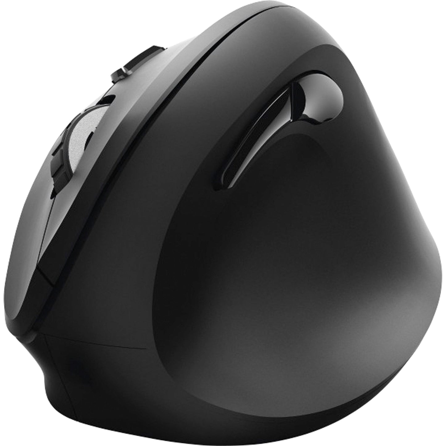 Hama Optische PC Maus EMW-500 Rechtshänder ergonomisch USB-A 10m Batterie inkl. Nano-Empfänger schwarz