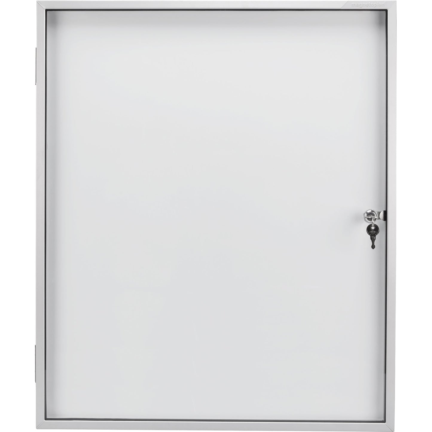 magnetoplan® Schaukasten SP Innenbereich 61 x 73 x 4 cm (B x H x T) 4 x DIN A4 mit Schloss Aluminium, eloxiert alu