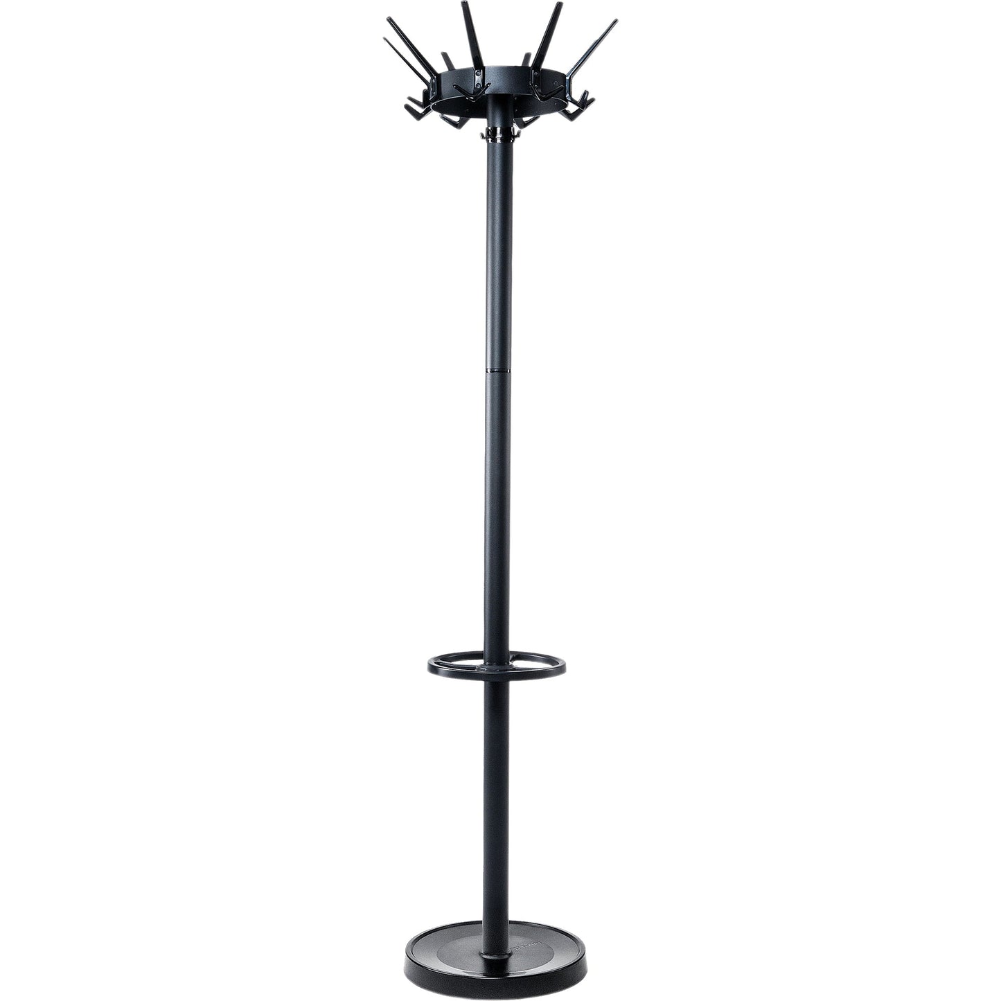 MAUL Garderobenständer MAULcaligo 46 x 175,2 cm (Ø x H) Stahl, pulverbeschichtet schwarz matt
