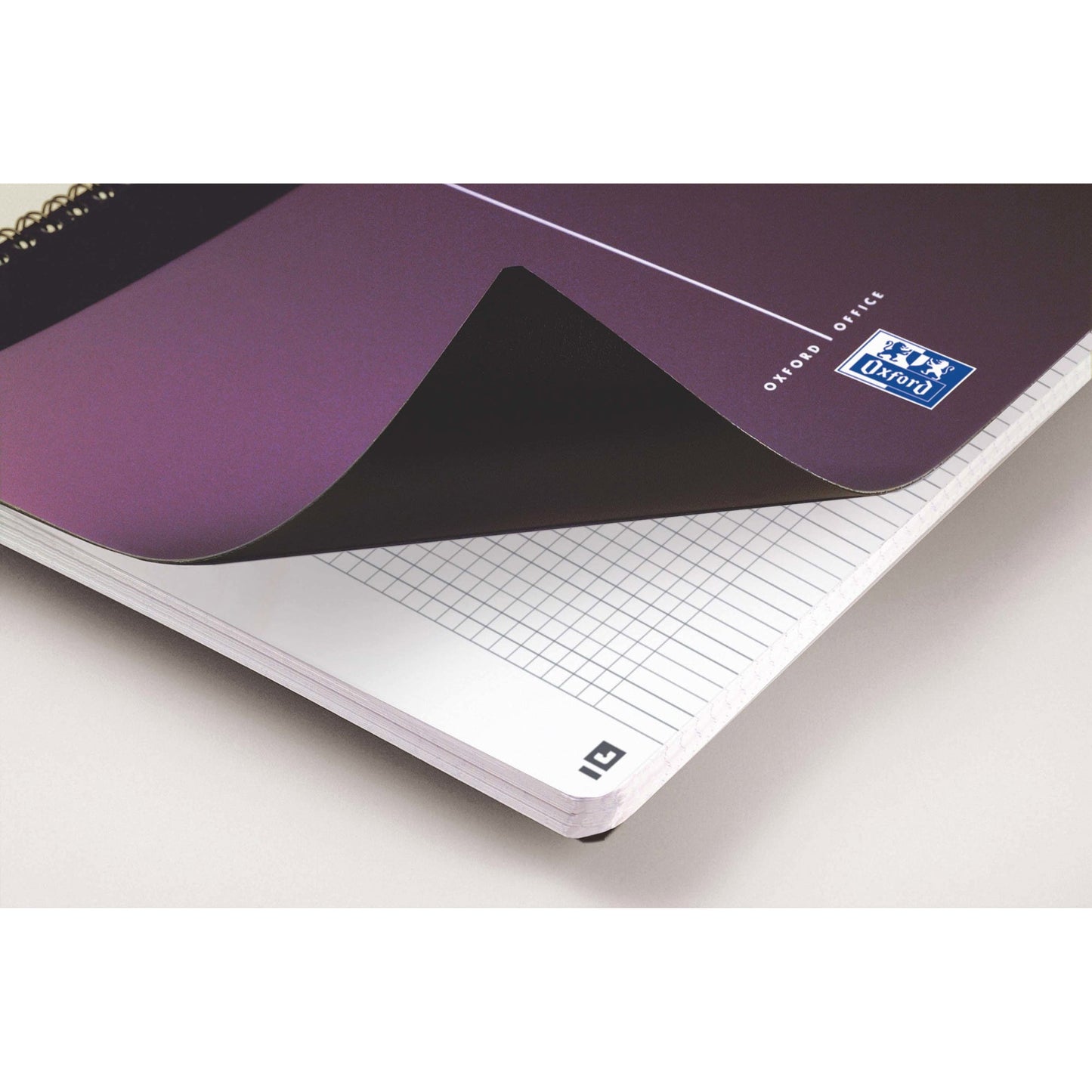 Oxford Collegeblock Office DIN A5 kariert 90g/m² Polypropylen farbig sortiert (freie Farbauswahl nicht möglich) 90 Bl.