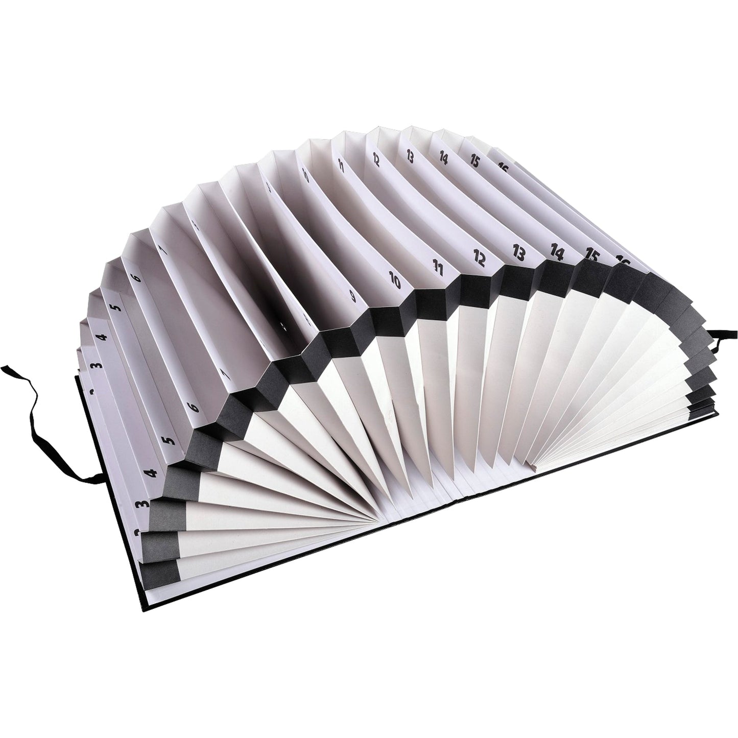 Exacompta Vorordner 34 x 38,5 cm (B x H) 1-31 schwarz 31 Fächer