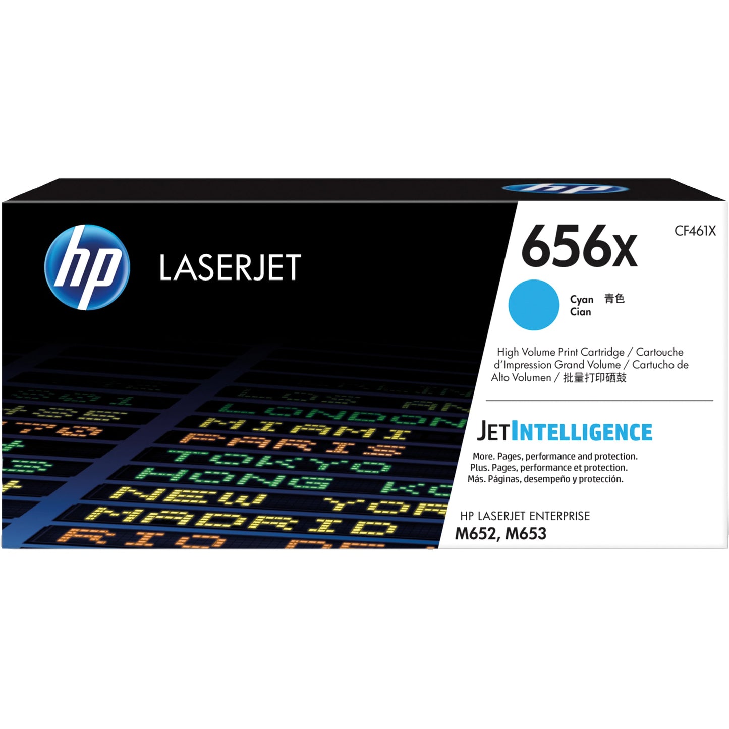 HP Toner Originalzubehör 656X ca. 22.000 Seiten cyan