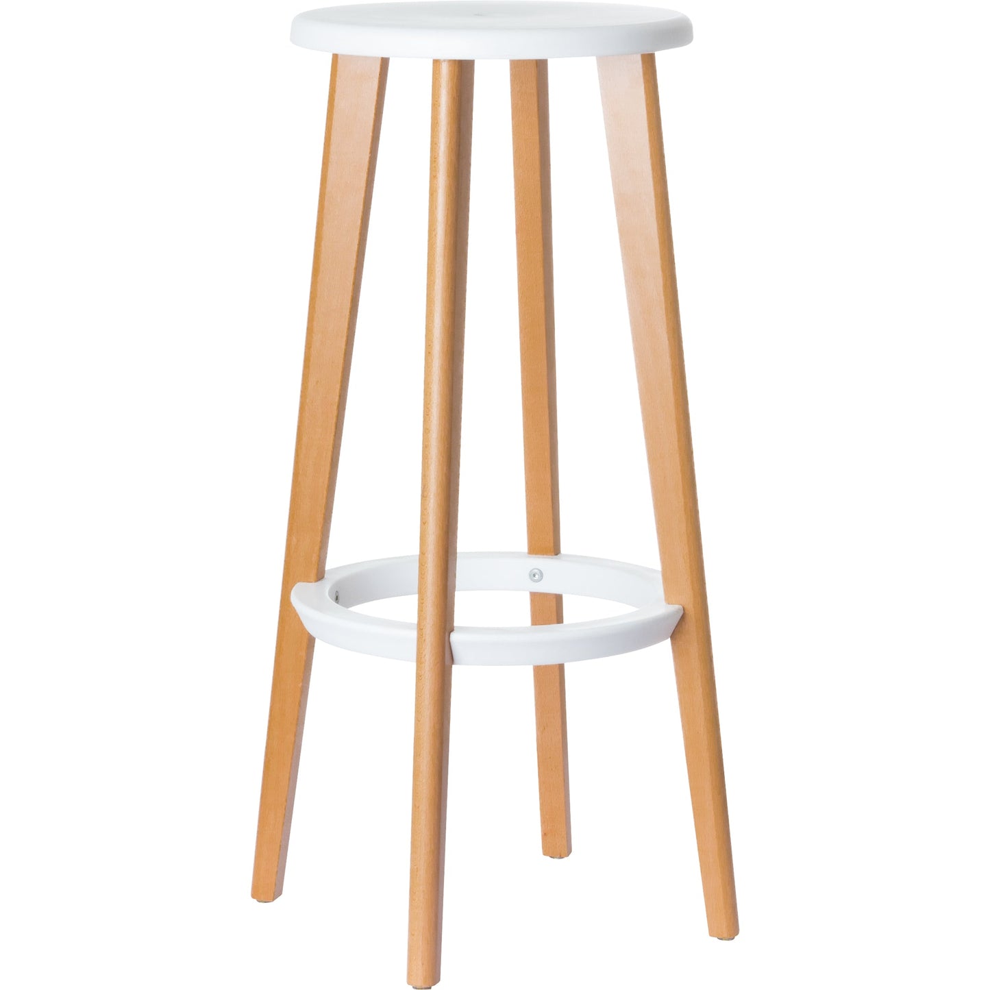 Paperflow Barhocker WOODY 76cm ABS Kunststoff weiß 2 St./Pack.