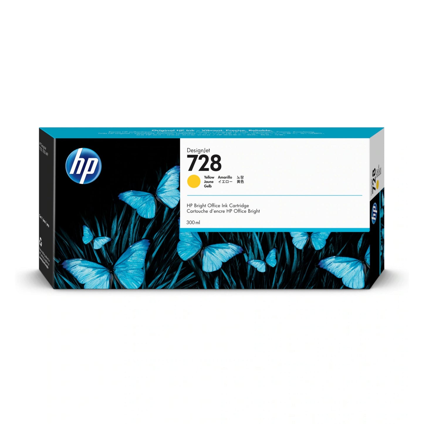 HP Tintenpatrone Originalzubehör 728 gelb 300ml