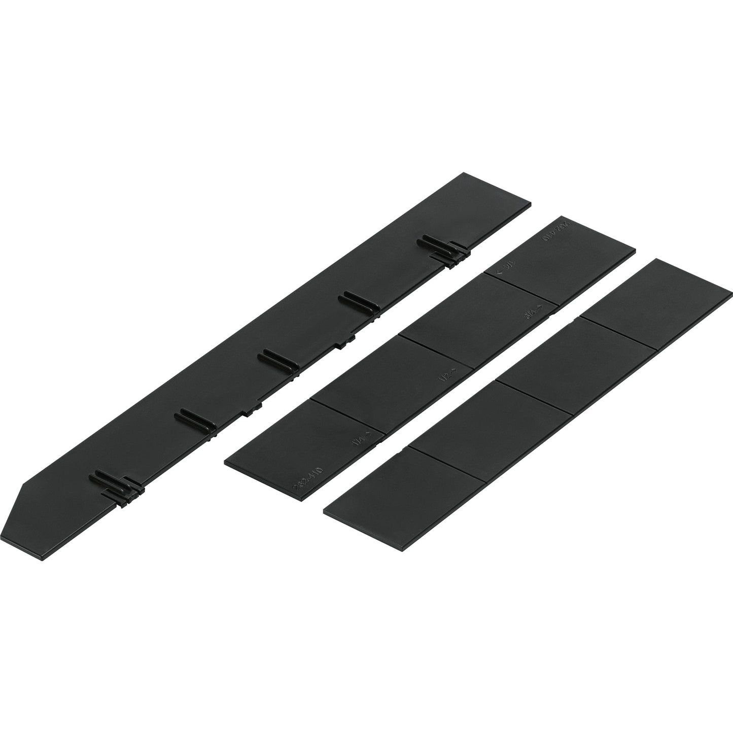 styro Schubladenteiler styrodoc 55 x 314 mm, 22 x 43 mm (B x L) Polystyrol schwarz