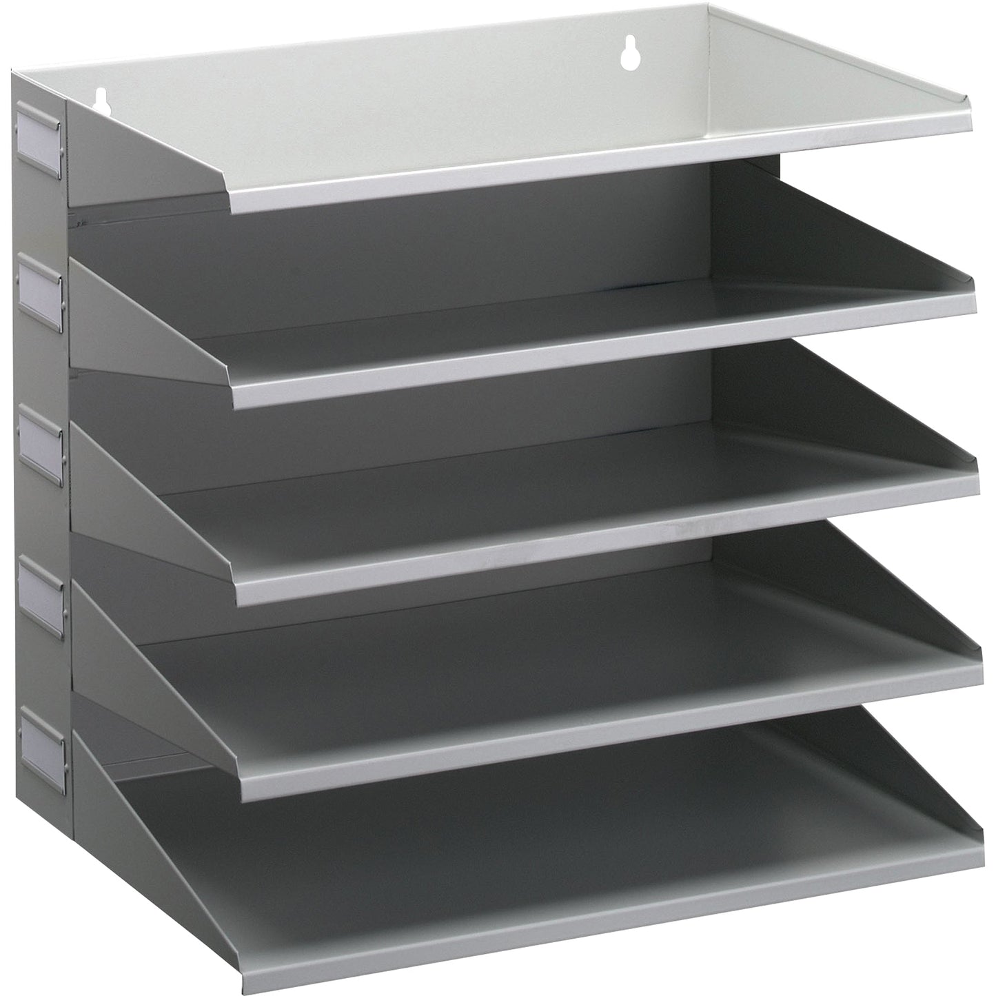 DURABLE Belegefach 36,5 x 34,5 x 25,3 cm (B x H x T) DIN A4, Folio 5 Fächer Stahlblech, Polyethylen epoxidharzbeschichtet grau