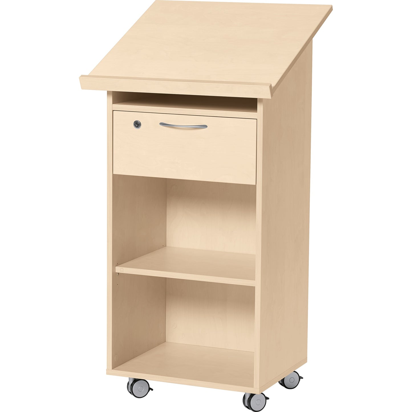 Stehpult Laudatus 600 x 538 mm (B x T) Holz ahorn