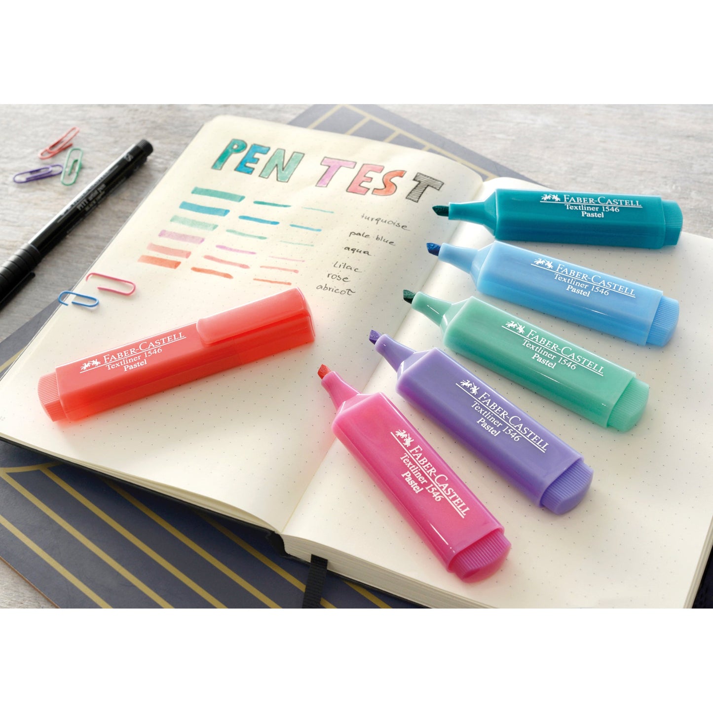 Faber-Castell Textmarker Textliner 46 Pastell 1-5mm türkis Keilspitze