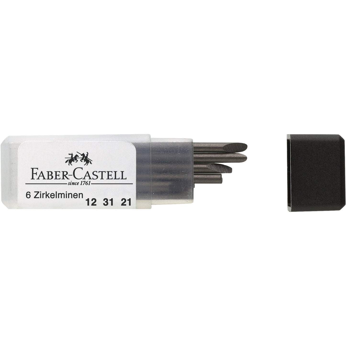 Faber-Castell Zirkelmine H 2mm 6 St./Pack.
