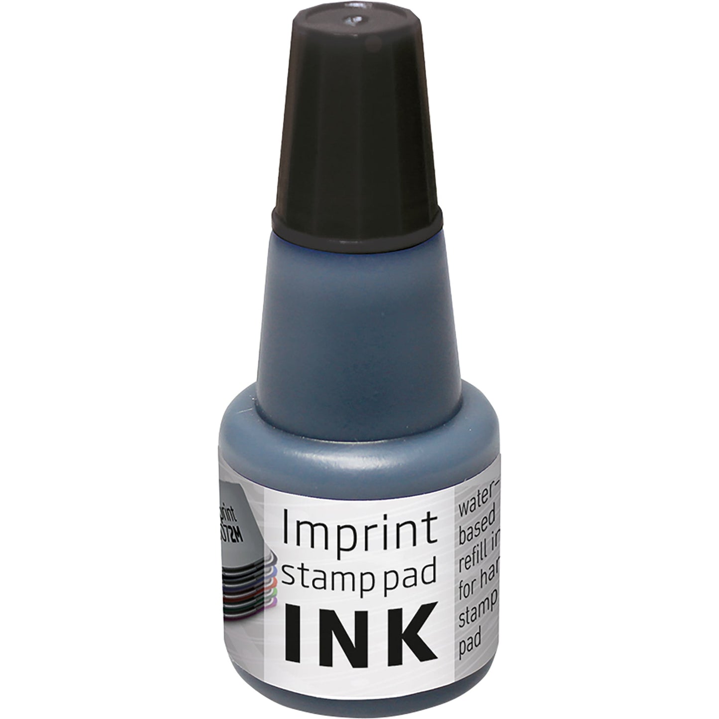 Stempelfarbe Stempelkissen Imprint schwarz Kunststoffflasche 24ml