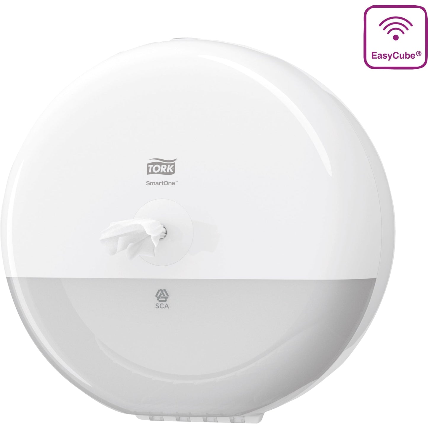 Tork Toilettenpapierspender SmartOne® 26,9 x 26,9 x 15,6 cm (B x H x T) Kunststoff weiß