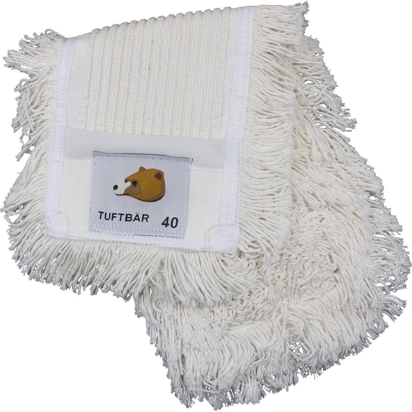 Wischmopp Tuftbär 50 % Baumwolle, 50 % Polyester weiß