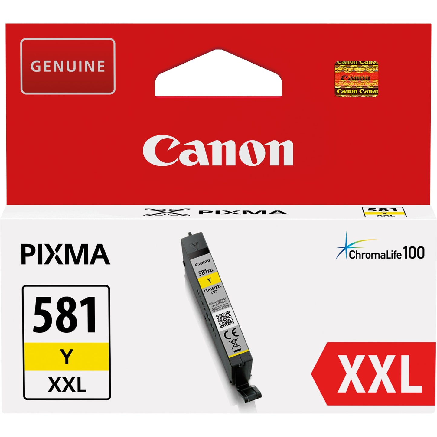 Canon Tintenpatrone Originalzubehör CLI-581XXL Y ca. 825 Seiten gelb 11,7ml