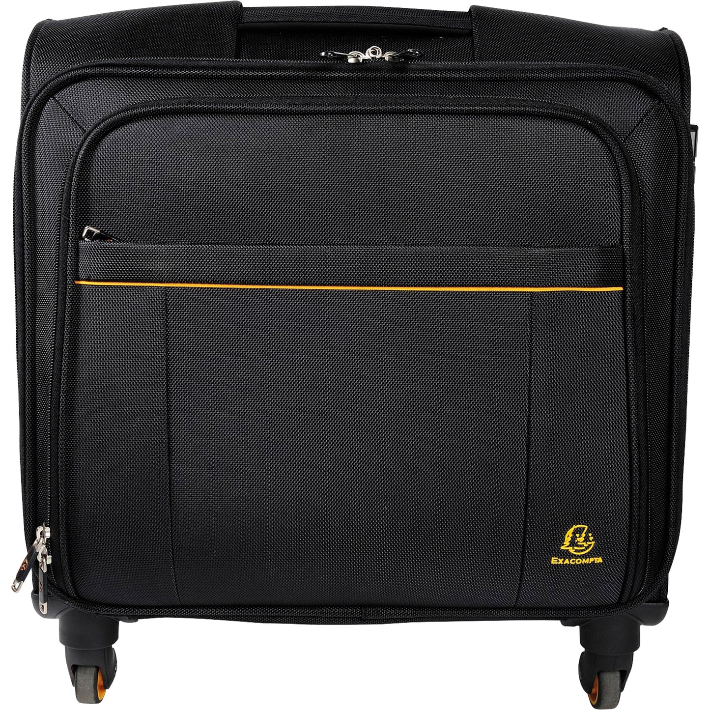 Exacompta Notebooktrolley Exactive® 48 x 42 x 23 cm (B x H x T) Polyester schwarz/orange