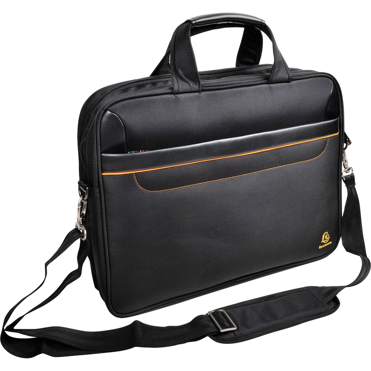Exacompta Notebooktasche Exactive® 42,5 x 30,5 x 10 cm (B x H x T) Polyester schwarz/orange