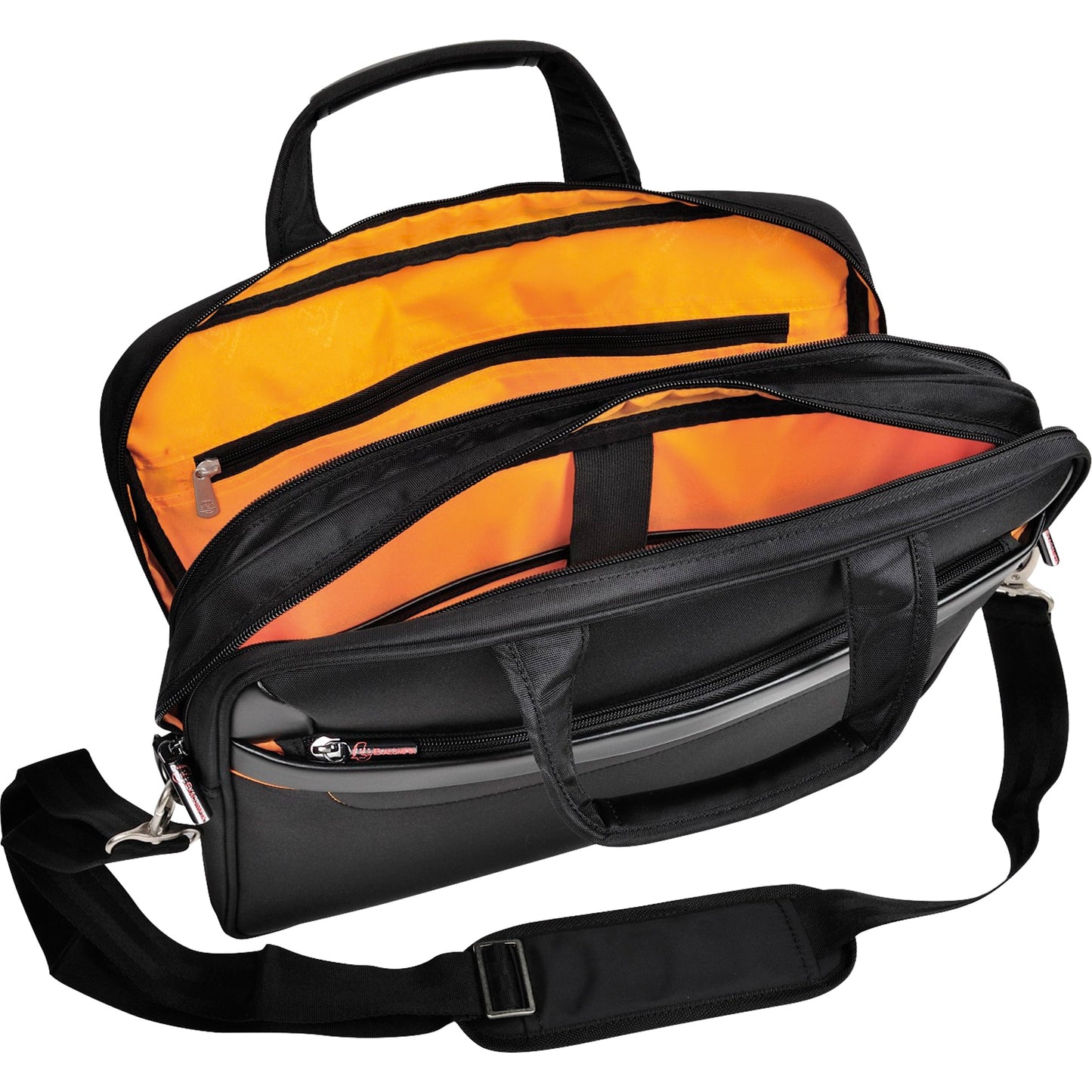 Exacompta Notebooktasche Exactive® 42,5 x 30,5 x 10 cm (B x H x T) Polyester schwarz/orange