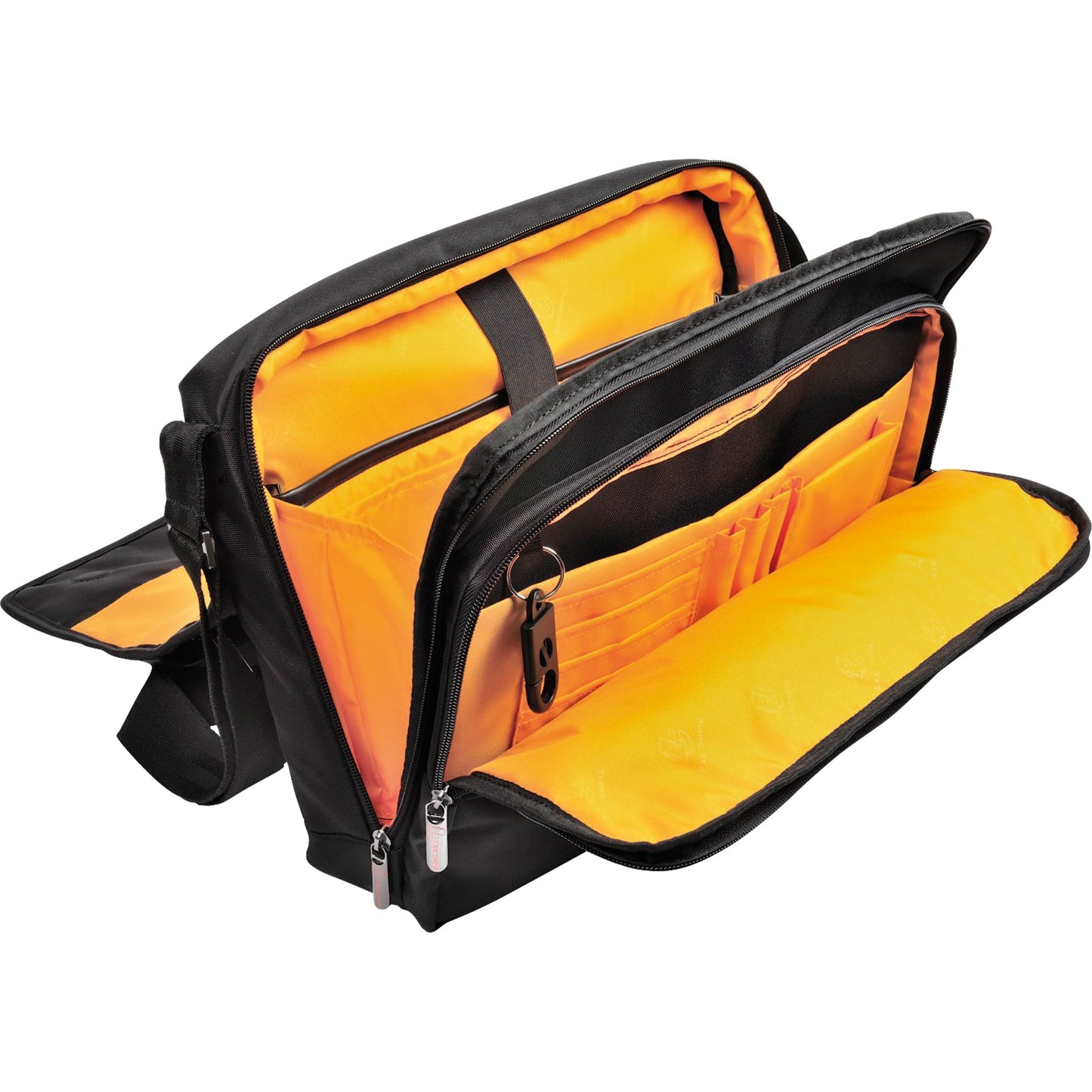 Exacompta Notebooktasche Exactive® 39 x 30,5 x 10 cm (B x H x T) Polyester schwarz/orange