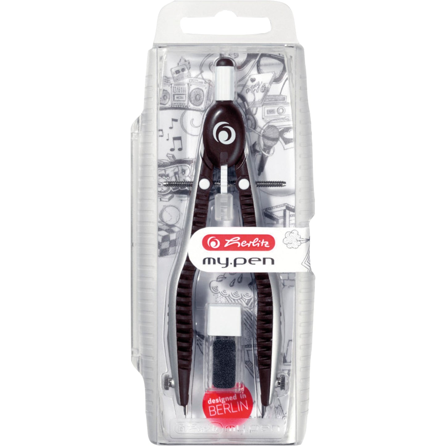 Herlitz Schnellverstellzirkel my.pen 170mm Drehmechanik Metall