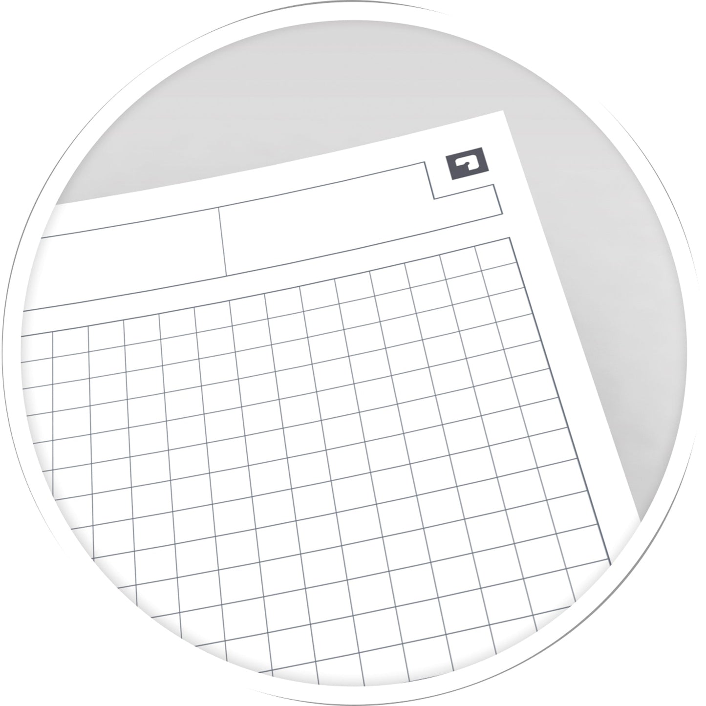 Oxford Collegeblock International Meetingbook DIN A5+ kariert Polypropylen grau/orange/rot 80 Bl.