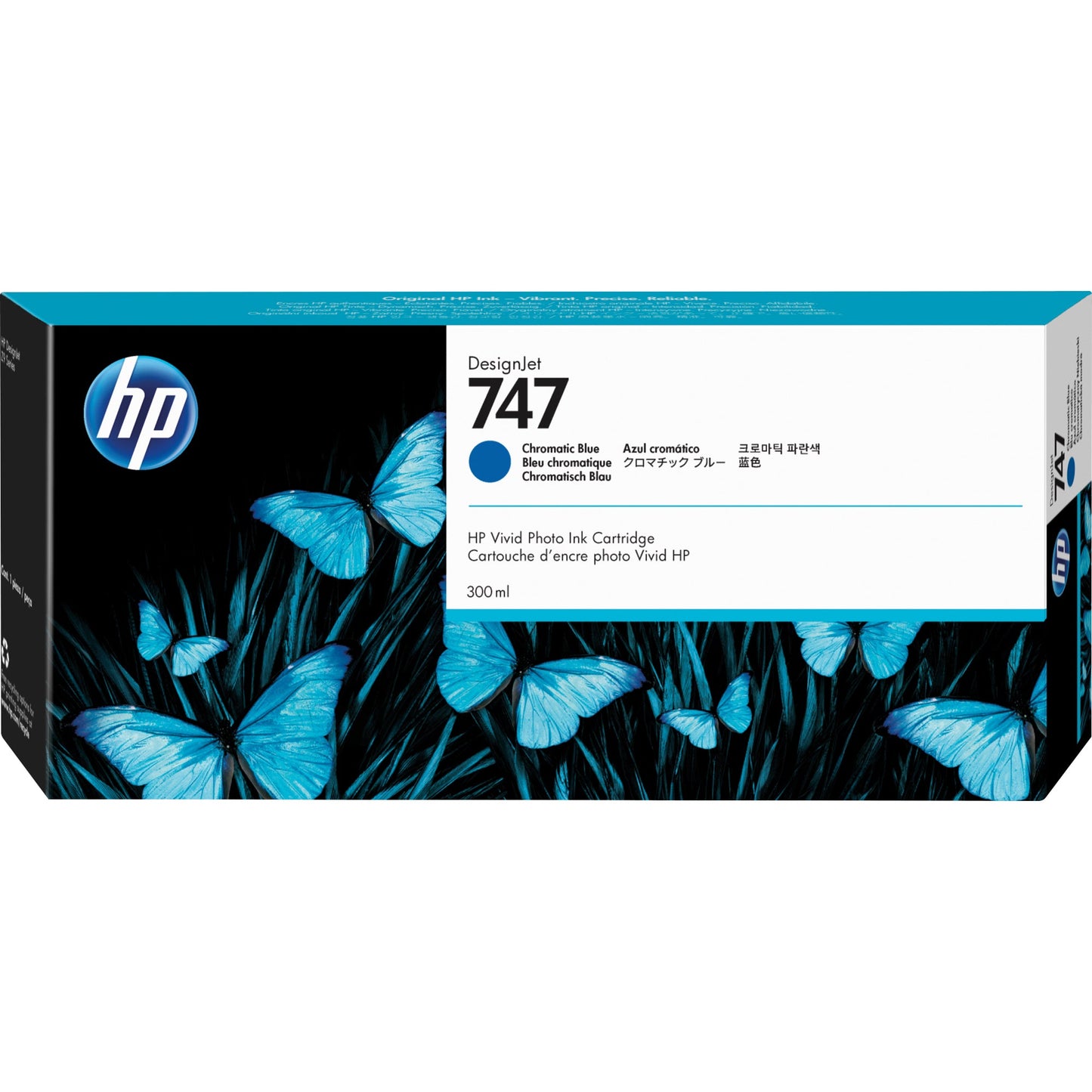 HP Tintenpatrone Originalzubehör 747 blau chromatisch 300ml