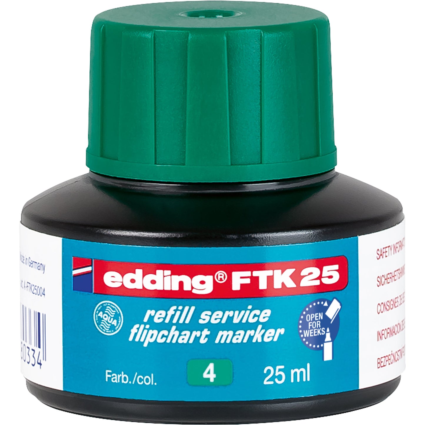 edding Nachfülltinte Marker FTK25 Flasche grün 25ml
