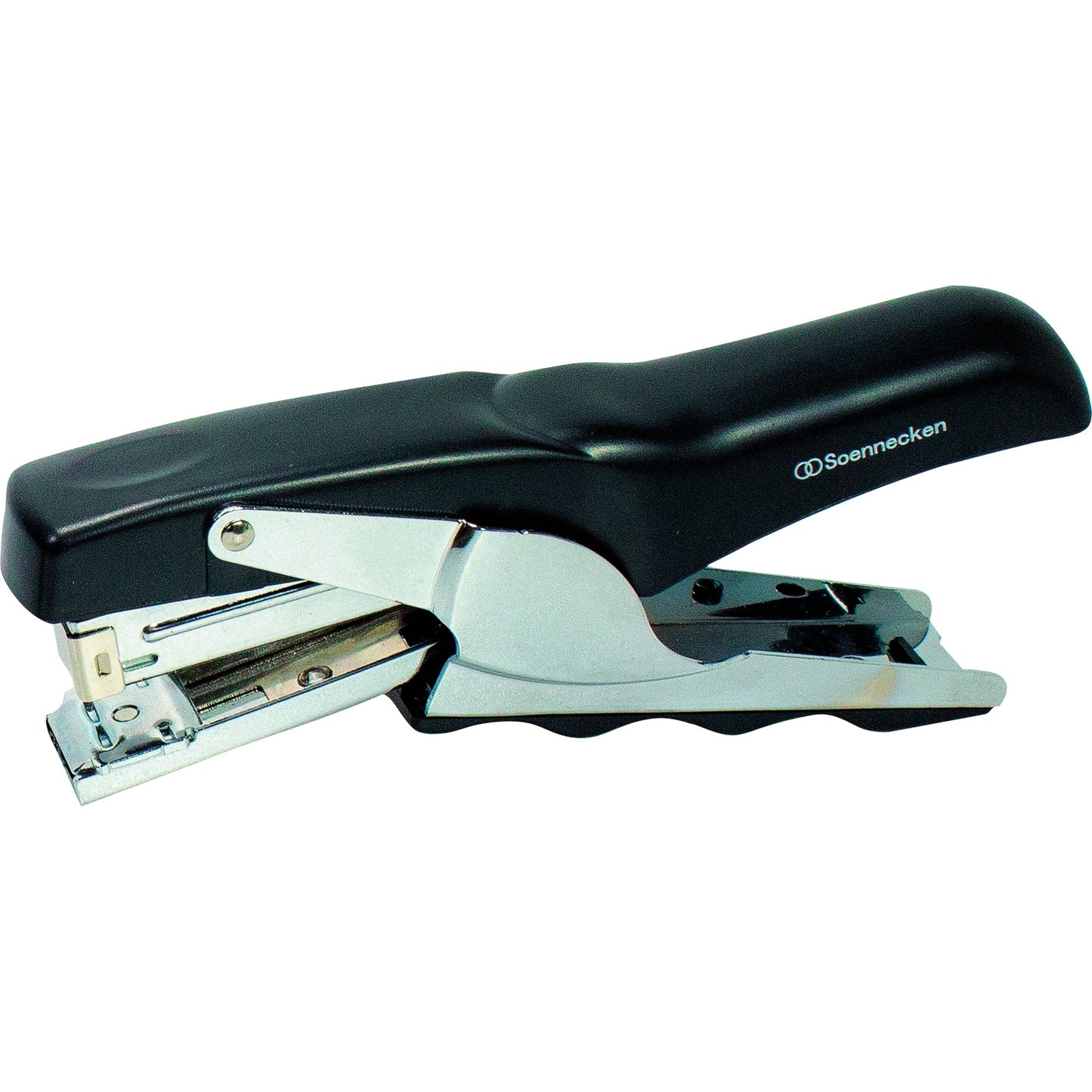 Soennecken Heftzange 124 24/6, 26/6 fest/lösbar 24 Bl. (80 g/m²) Metall anthrazit/chrom