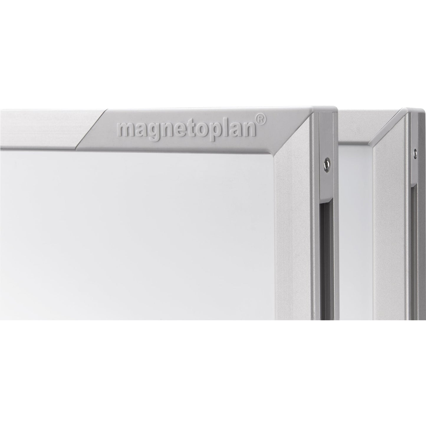 magnetoplan® Schaukasten SP Innenbereich 61 x 73 x 4 cm (B x H x T) 4 x DIN A4 mit Schloss Aluminium, eloxiert alu