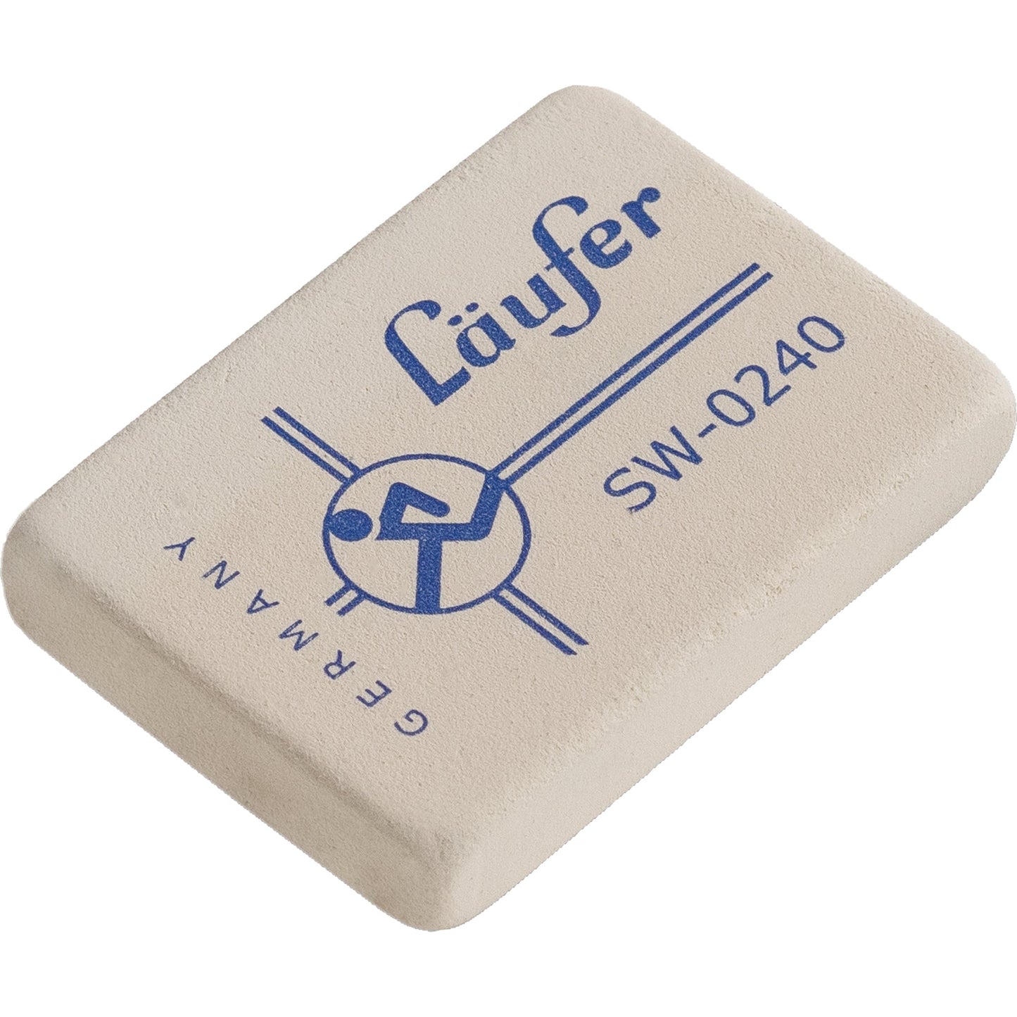 Läufer Radierer SW Bleistifte, Farbstifte 2,8 x 0,8 x 4 cm (B x H x L) Naturkautschuk weiß