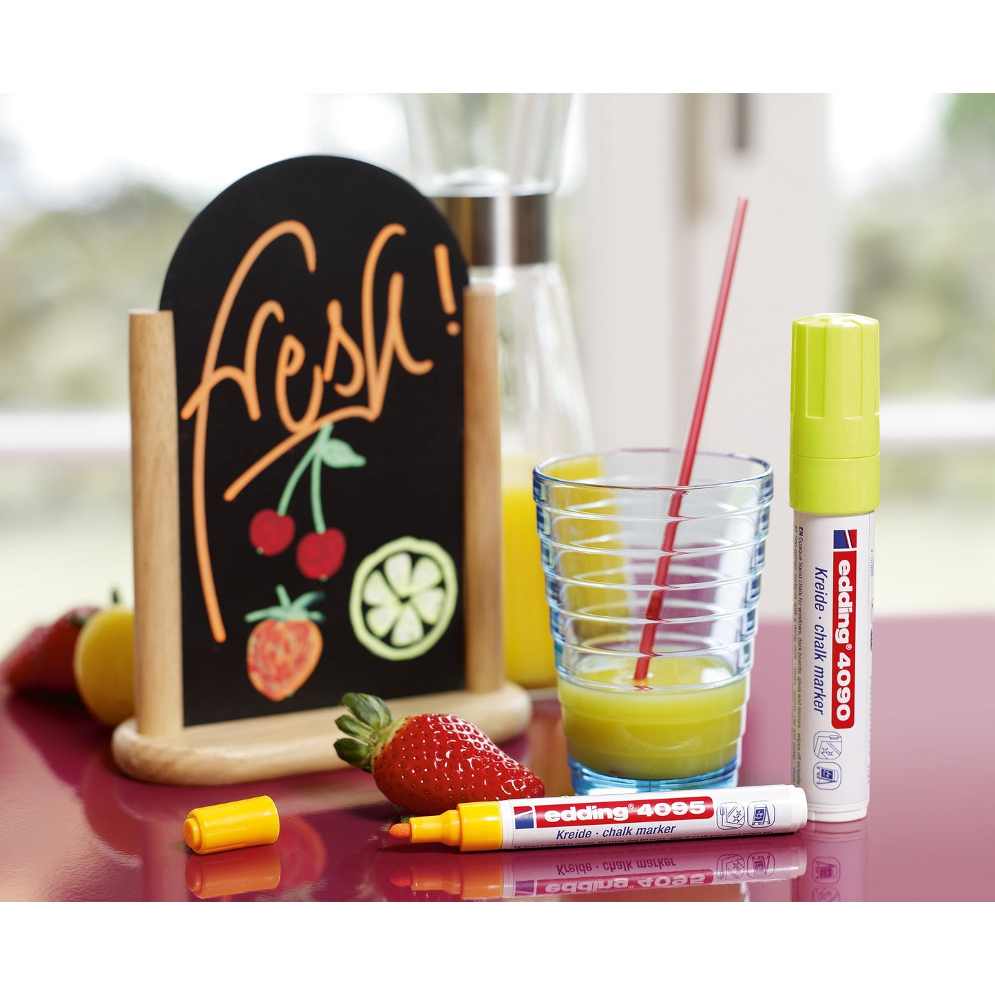 edding Kreidemarker 4095 2-3mm neonorange