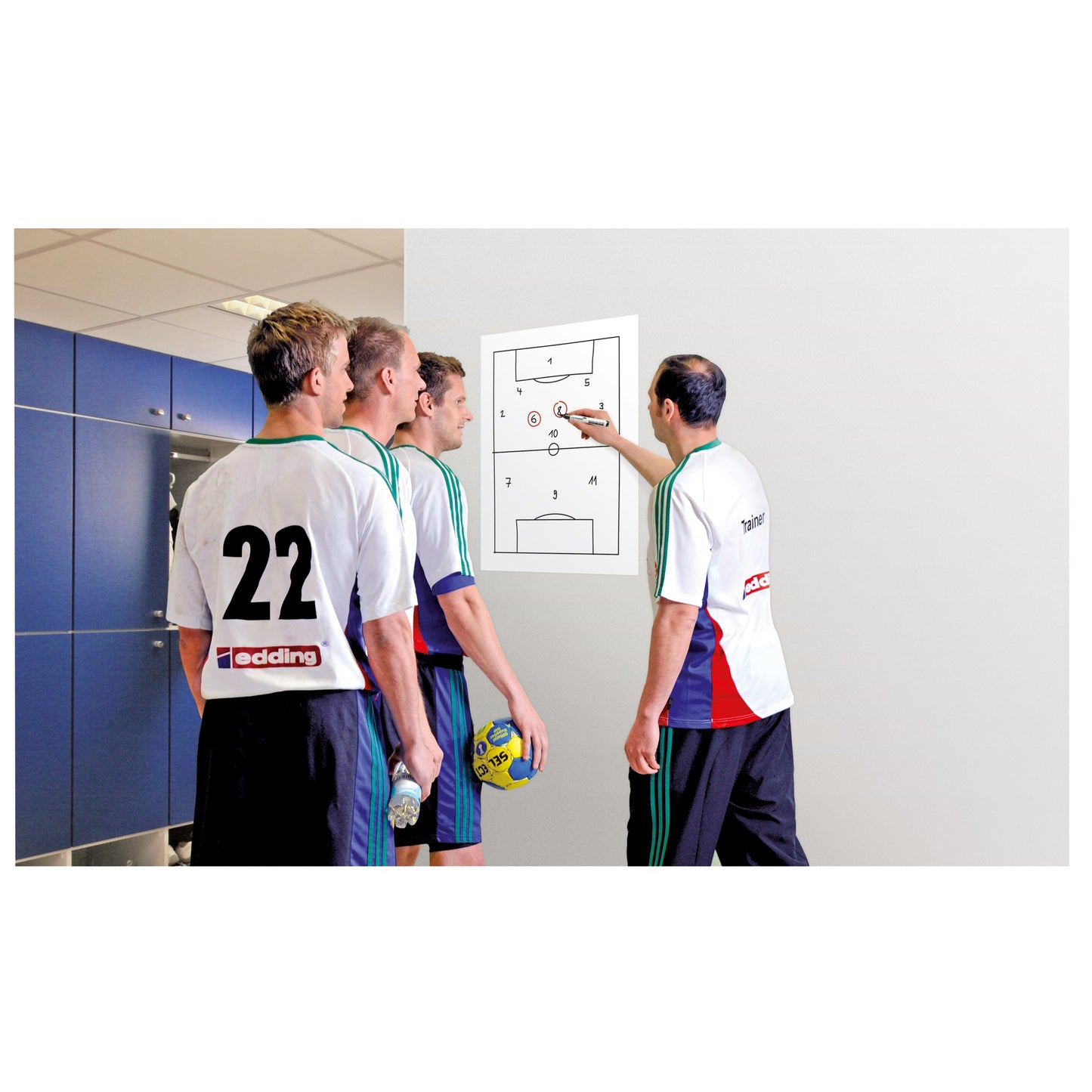 Legamaster Whiteboardfolie Magic-Chart Whiteboard 20 x 30 cm (B x H) 50µm blanko inkl. 1 Marker Polypropylen weiß
