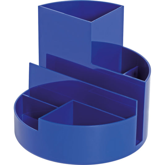 MAUL Stifteköcher MAULrundbox 14 x 12,5 cm (Ø x H) ABS Kunststoff blau