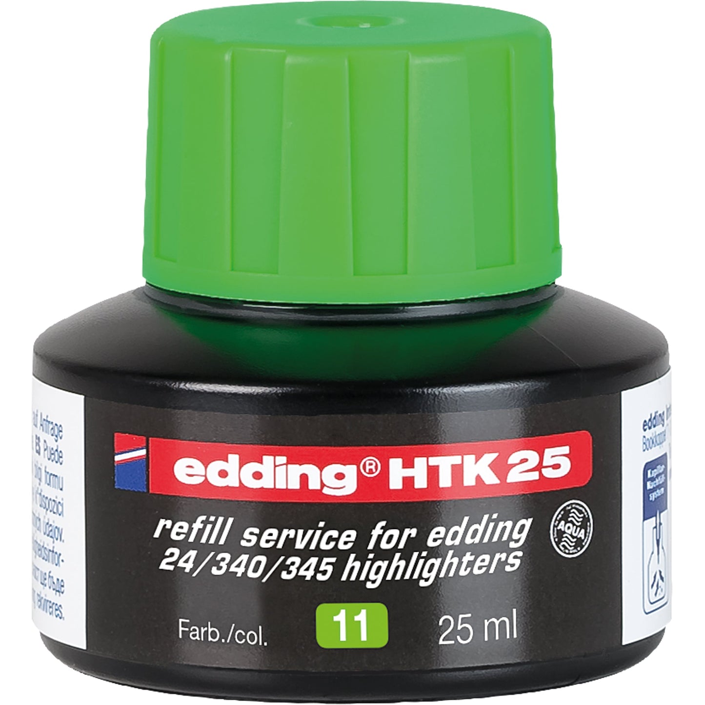 edding Nachfülltinte Marker HTK 25 Flasche hellgrün 25ml