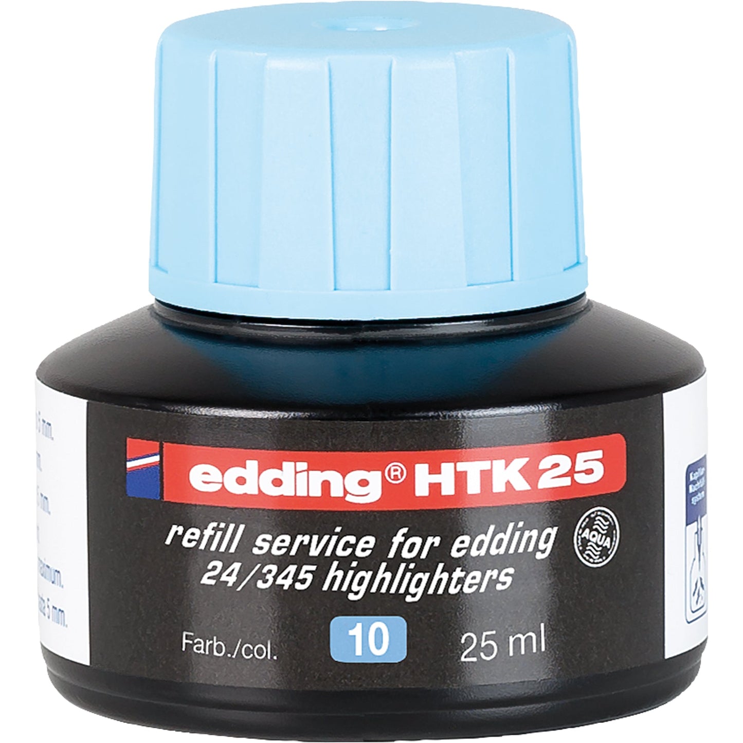 edding Nachfülltinte Marker HTK 25 Flasche hellblau 25ml