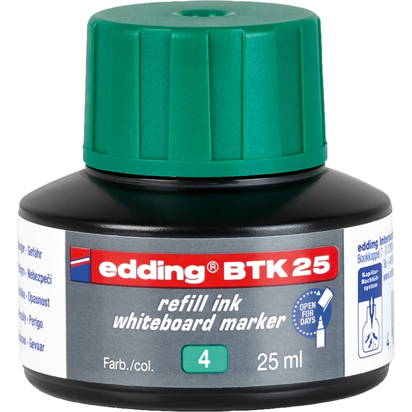 edding Nachfülltinte Marker BTK 25 Flasche grün 25ml