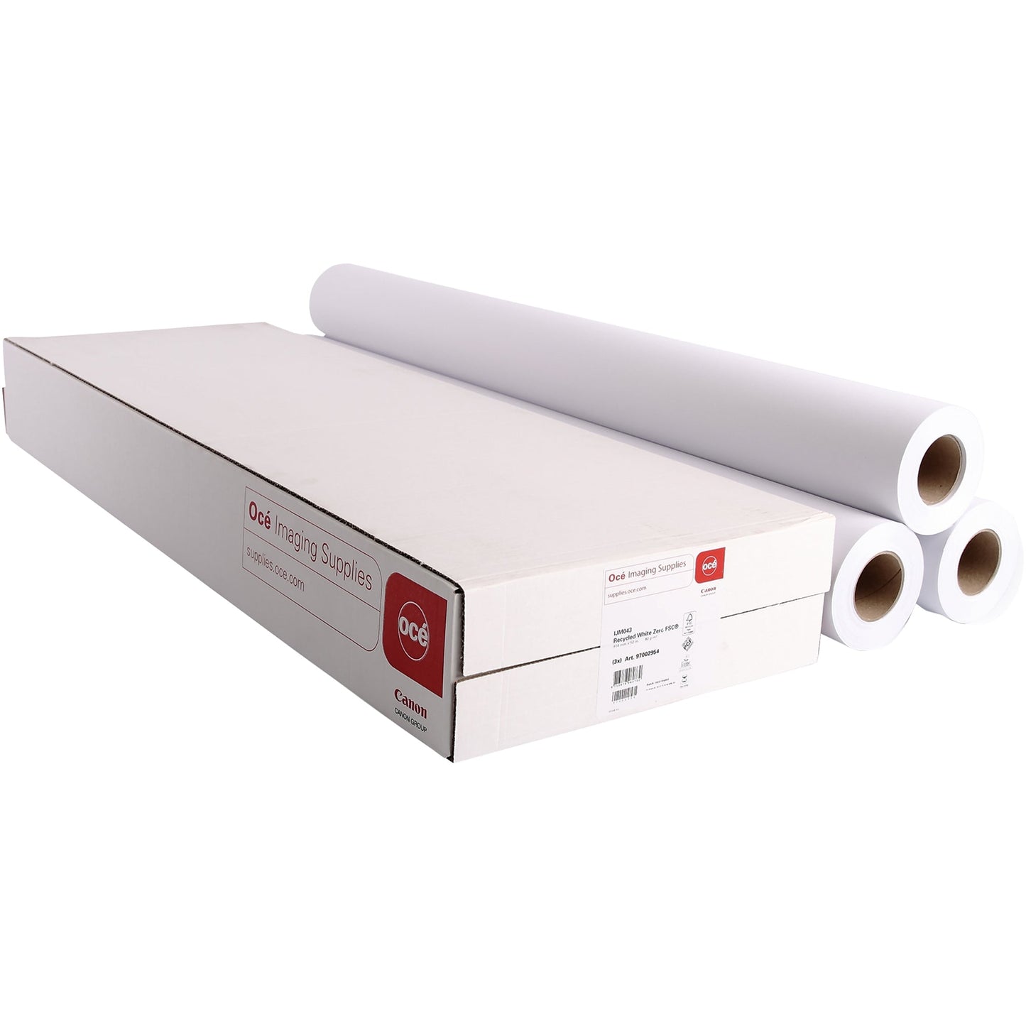 Canon Plotterpapier IJM022 Standard Plus 914 mm x 50 m (B x L) 90g/m² satiniert 3 RL./Pack.